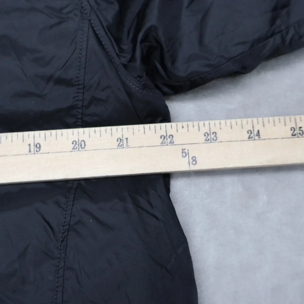 North Face Jacket Mens Medium Black Full Zip Light Outdoor Hiking Wind Trekking